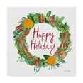 thumbnail image 1 of Trademark Fine Art 'Holiday Wreath II' Canvas Art by Farida Zaman, 1 of 3