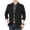 Black, variant on Men's Blazer Casual Sportcoat Vintage Button Summer Sport Coat Cotton Modern Long Sleeve Basic Black Small