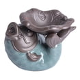 thumbnail image 4 of Estatua de Pez para mascotas de té Sunnimix Cerámica Decoración de escritorio 10,8 x 6,2 x 7,5 cm, 4 of 8