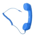 thumbnail image 3 of 1X Auricular Micrófono de Microteléfono de Teléfono Accesorio de sonido para Llamadas Suaves Fácil de de Teléfono Ordenad Azul, 3 of 8