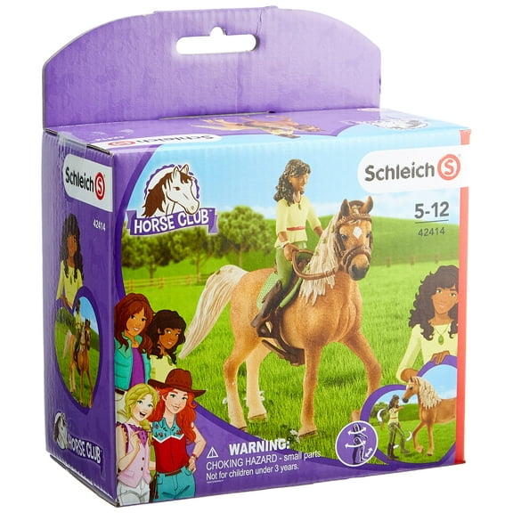 SCHLEICH 42414 Horse Club Sarah & Mystery