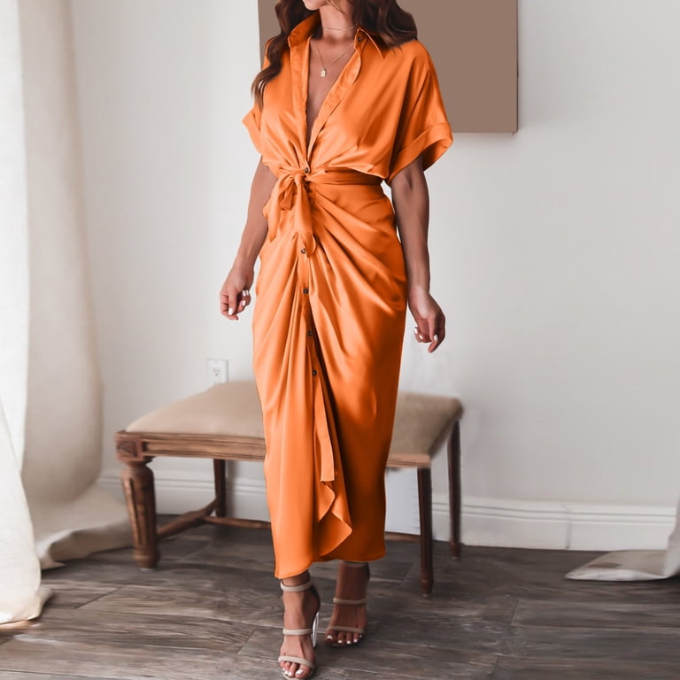 orange formal dresses plus size Ever-Pretty Stretch Colorblock Sleeveless Maxi Gown with Slit for Black Tie Events main image 1