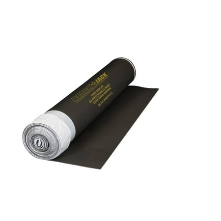 Black Jack 100 sq. ft., 28 ft. x 43 in. x 2.5 mm Roll of 2-in-1 Premium Laminate and Engineered