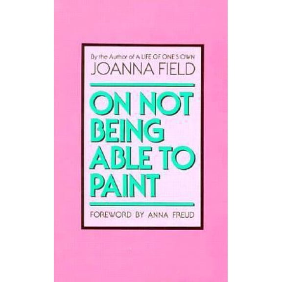 Pre-Owned On Not Being Able to Paint (Paperback) 087477263X 9780874772630