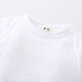 thumbnail image 6 of Curuila Toddler Girls Boys Tops Sleeveless Vest Solid Color Crew Neck Breathable Tee White Size 12-24 Months, 6 of 9