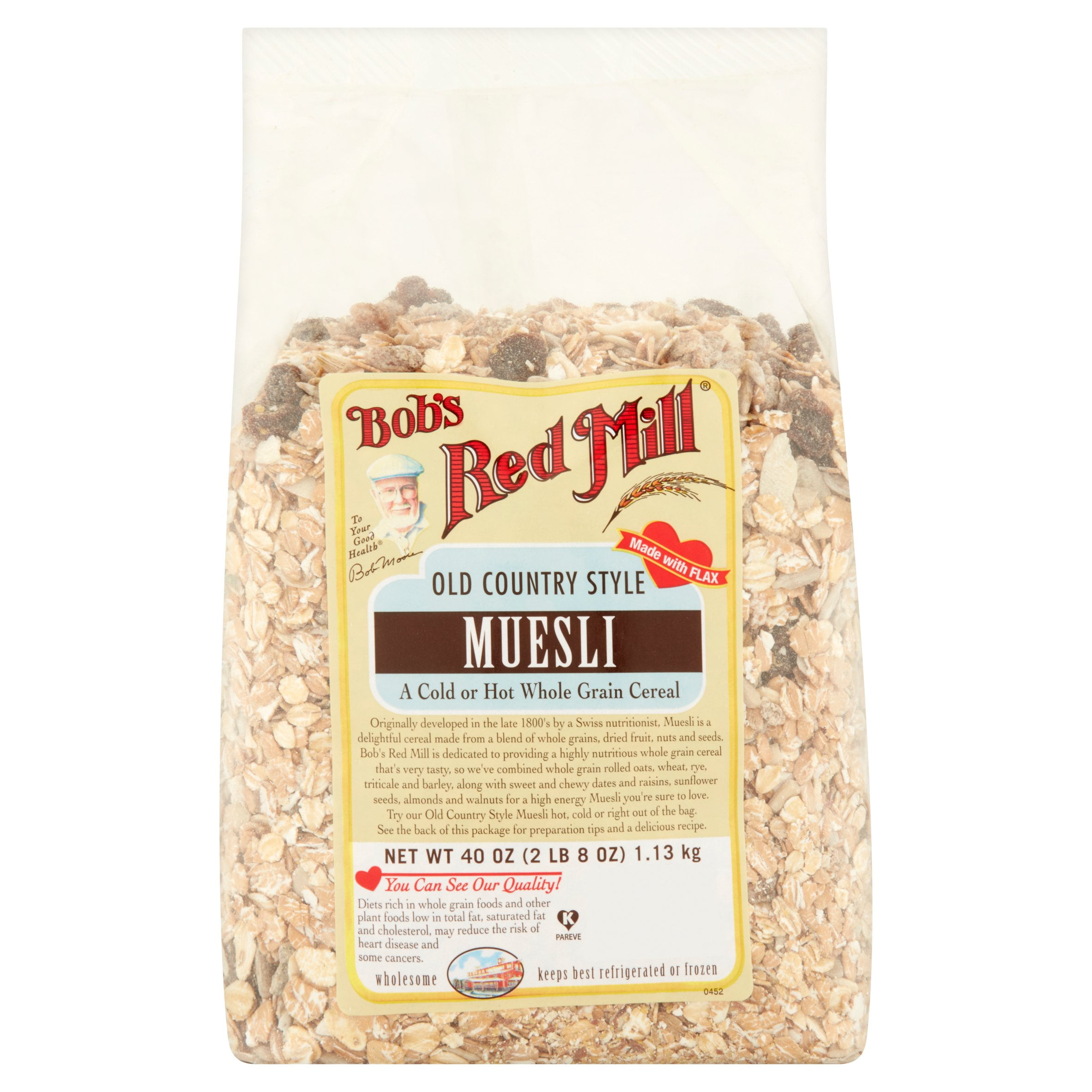 Bob's Red Mill Old Country Style Muesli, 40 oz, (Pack of 4)