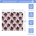 thumbnail image 5 of BZSMCE Towel Cotton Face Towel Soft Hand Towels Fashion Bold Black Rose Pattern, 5 of 9