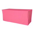 thumbnail image 1 of LA Linen TCpop-fit-96x30x30-HotPinkP38 2.77 lbs Polyester Nappe Équipée&44; Rose Chaud, 1 of 4