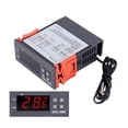 thumbnail image 4 of 24V Digital Temperature Controller with Fire-Retardant ABS Housing, -50.0~99.9°C Range, Heating/Cooling Auto-Switch, 0.3~10.0°CAdjustment, Compressor Delay, Temperature Calibration & for, 4 of 7