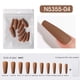 thumbnail image 1 of Parche para uñas Fiudx con brillo 10 unidades largas trapezoidales mate esmerilado, 1 of 2
