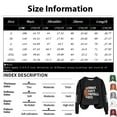 Game Day Sweatshirt for Women Funny Football Graphic Pullover Tops Long
