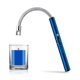 thumbnail image 2 of Encendedor eléctrico, encendedor de velas recargable por USB con pantalla de batería LED, cuello flexible de 360°, parrilla sin llama, encendedores largos para quemar velas, estufas de gas, barbacoa, camping (azul) ER, 2 of 4