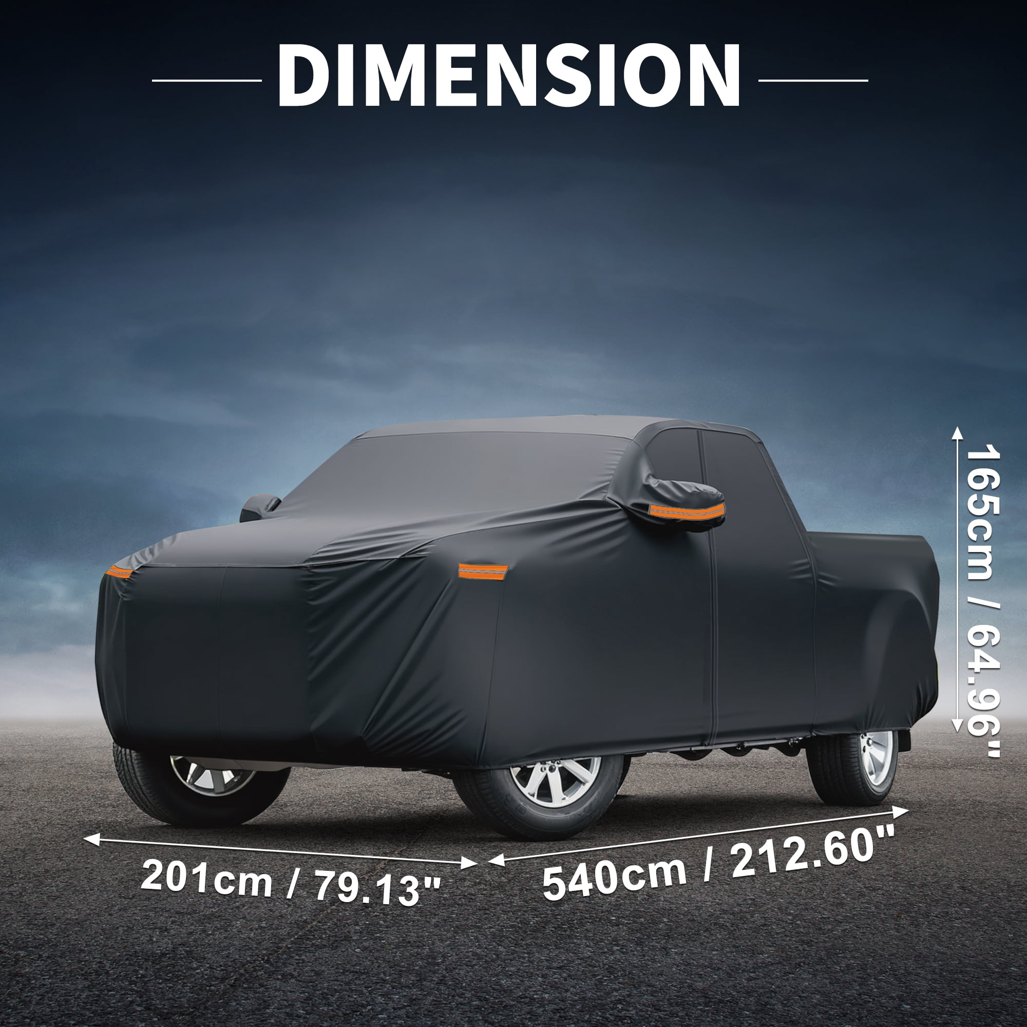 Unique Bargains 210D-PU Car Cover for Ford for Ranger