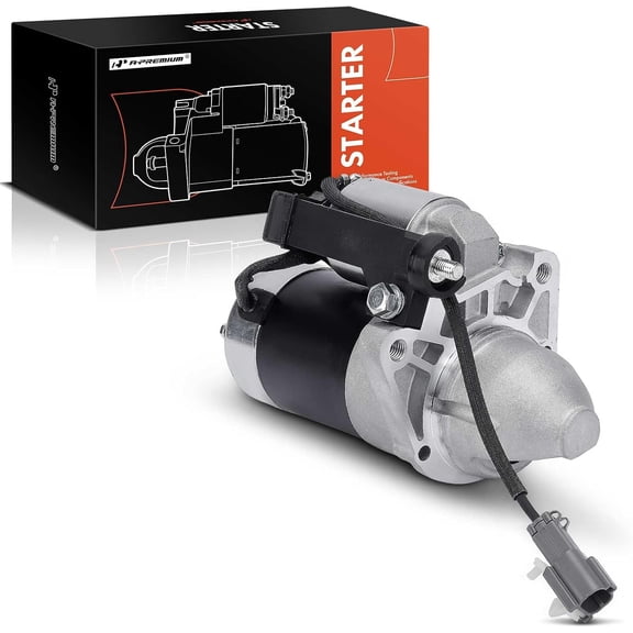 A-Premium Starter Motor Compatible with Nissan Pathfinder 2011-2012, Titan 2010 2012-2015 2017-2022, Titan XD 2016-2022, Armada 2010-2015, NV2500, NV3500 & Infiniti QX80, M56, 12V 2.0KW 9-Teeth CW
