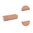 thumbnail image 2 of Diseño fresco Cajón de plástico Organizador Corbata Sujetador Calcetines Contenedor de almacenamiento Divisor multipropósito Cajas de Almacenamiento y organización del hogar Rosa claro 6*26.5*8 cm Bearachild HA0024-05B, 2 of 6