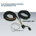 thumbnail image 3 of 22Ft 5 Wire 4 Pin Flat Trailer Wiring Harness Kit Wishbone Style for Boat ATV Trailer Tail Light, 3 of 10