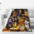 thumbnail image 2 of Kobe Basketball Player MVP Blanket 60x50,Throw Blanket Gifts for Fans Lover Girls Boys Women Present Hoodie Him Bed, 2 of 3