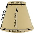thumbnail image 4 of Red Five Inch Tapered Drum Clip on Chandelier Lampshades (Set of 6), 4 of 4
