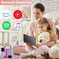 thumbnail image 3 of Máquina de karaoke portátil Niskite Bluetooth con 2 micrófonos para niños, 3 of 6