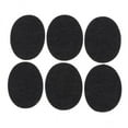 thumbnail image 1 of 2x 6 Uds Parches de Tela de Costura de Mezclilla Pantalones Ovalados Jeans Parches Kit de Reparación Negro 2 piezas, 1 of 7