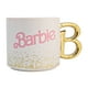 thumbnail image 2 of Taza Cerámica Bitono, Modelo Barbie Mattel, Tarro para Bebidas Calientes Con Asa Metalizada Letra B, Capacidad 502ml, Blanco y Rosa, 2 of 3