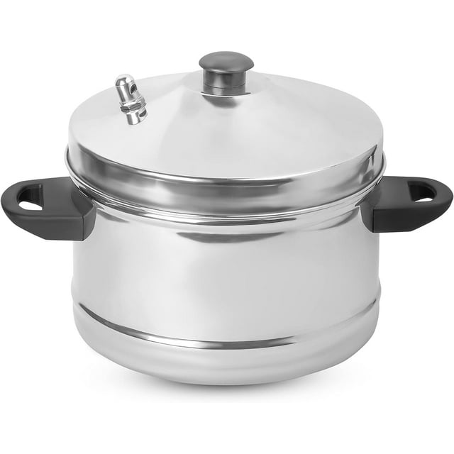 KSJONE Stainless Steel Idli Cooker for Indian Cooking Ergonomic Plates Food Grade Idli