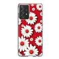 thumbnail image 1 of MUNDAZE Samsung Galaxy A53 Cute White Red Daisies Polkadots Double Layer Phone Case Cover, 1 of 5