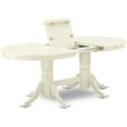 thumbnail image 5 of 9-Piece Dining Set - Oval Table with Leaf & 8 Chairs - Linen White, 5 of 6
