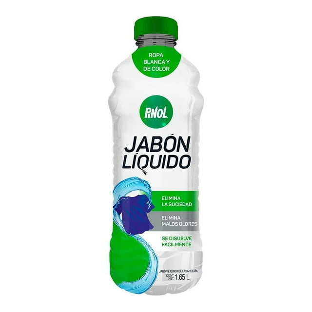 Jabón de lavandería Pinol Ropa blanca y de color 1.65 l