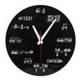 thumbnail image 2 of 2024 TOP! Math Wall Clock , Formulas Quiz in Black and White Unique Equation for Home, Office, 2 of 4