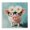 Nerdy Natalie Piglet, variant on Stupell Industries Rustic Lodge Nerdy Nessie Cow Canvas Art, 17 x 17, by Tina LeCour