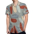 thumbnail image 4 of High Quality Hawaiian Shirts for Men Short Sleeve Aloha Beach Shirt Floral Summer Casual Button Down Shirts Blouses Y4AQEI, 4 of 7
