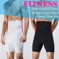 thumbnail image 3 of Sinhoon Men's Compression High Waist Boxer Shorts Tummy Slim Body Shaper Fitness Girdle Pants, 3 of 6
