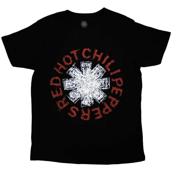 Red Hot Chilli Peppers Adult Scribble Asterisk T-Shirt