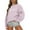 Light Purple, variant on Women's Sweatshirts Hoodies Pink Bow Spring Fall Long Sleeve Crew Neck Pullover Womens Clothes Oversized Sweatshirt Teen Girls