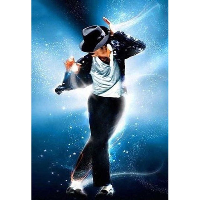 Taladro Pintura Diamante (DE8598) 5D DIY Completo Michael Jackson Kits de Punto de Cruz (W421) 30x40cm FLhrweasw Nuevo