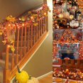 thumbnail image 1 of Guirnalda de luces LED con Hojas de arce y calabaza, guirnalda de otoño alimentada por batería para interiores y exteriores, jardín, Halloween, decoración del hogar de Acción de Gracias, 10/20leds, 1 of 5