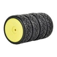 thumbnail image 3 of 4pcs 1/10 Rubber Tire Remote Control Racing Car for WLtoys 144001 124018 124019 Yellow, 3 of 6