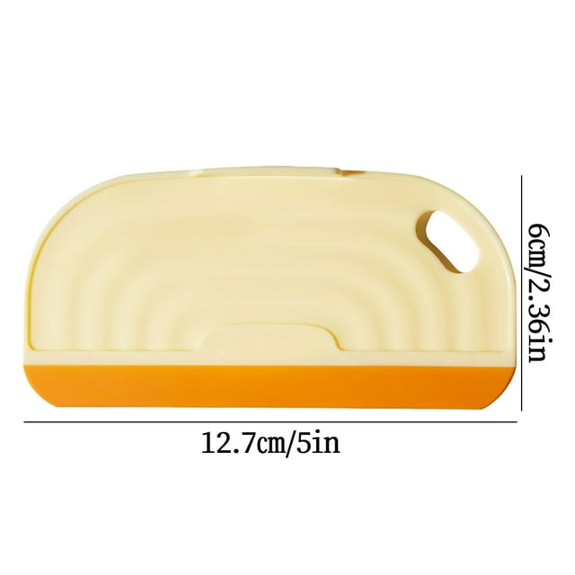 Glass Cleaner Tool Small Wiper for Bathroom Mirror and Washbasin Glass 5 in x 2.36 in x 0.39 in Plastic Scraper with Soft Blade