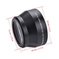 thumbnail image 4 of Lente de cámara 67 mm 22X Teleconvertidor universal ANGGREK Negro, 4 of 8