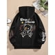 thumbnail image 1 of Sudadera con estampado de oso de Graffiti para mujer, Jersey holgado de cuello redondo, Tops cálidos de lana, ropa de calle, 1 of 4