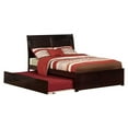 thumbnail image 1 of Leo & Lacey Full Trundle Platform Bed in Espresso, 1 of 4