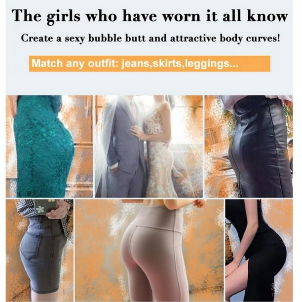 Womens Butt Lifter Panties Seamless Padded Underwear Hip Pads Enhan