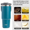 thumbnail image 2 of Botella Deportiva Acero Inoxidable 900ML Con Pajita Y, 2 of 9