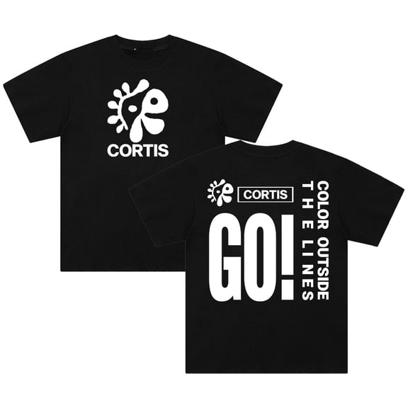 CORTIS Outside The Lines Album T-shirt Crewneck Short Sleeve Cotton Tee Women Men Streetwear Tops