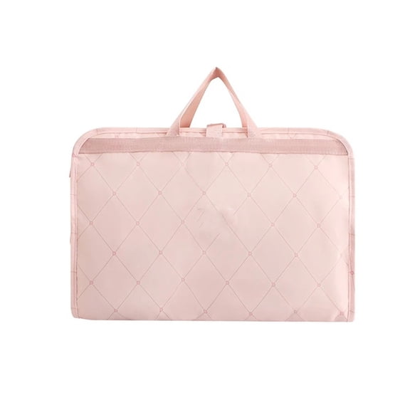 Travel Hanging Storage Bag for Luggage with Handle Compression Packing Cube 7-in-1 Suitcase Organizer Travel Packing Organizers Space-Saving Carry-on Closet, Pink