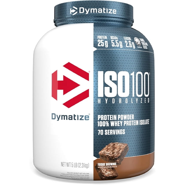 Dymatize Brownie au Fudge ISO100 - Sans Gluten
