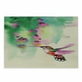 thumbnail image 1 of Hummingbird Cutting Board, Art with Colibri Bird and Flowers Romantic Springtime Tropics Nature Theme, Decorative Tempered Glass Cutting and Serving Board, Small Size, Green Fuchsia, by Ambesonne, 1 of 1