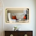 thumbnail image 3 of RADIANCE goods Back Lit Rectangular TouchScreen LED Mirror 3 Color Temperatures 3000K-6000K 39" Wide, 3 of 5