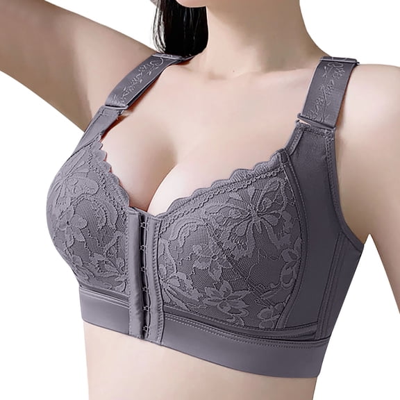 Bras for Women,Seamless Thin Vest Bra with Soft Support for Large Chest and Fixed Half Cup Design,Sports Bras for Women,Purple,44